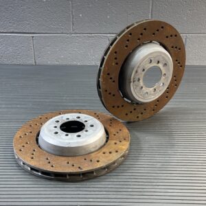 2008-2013 BMW M3 E92 Brake Rotor Front Left & Right Side 100K Miles OEM