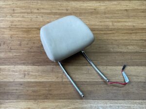 2010-2013 BMW 535i GT F07 Front Left Seat Electric Headrest Leather Beige OEM