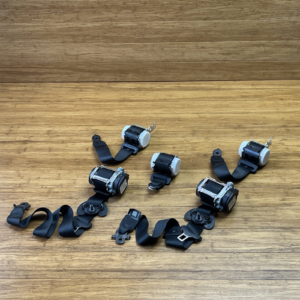 2011-2016 BMW 535xi F10 3.0L AWD Seat Belt Black Front & Rear Set Of 5 OEM
