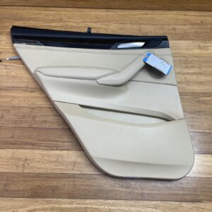 2011-2017 BMW X3 F25 Rear Left Leather Door Panel Cover Sun Shade Beige OEM