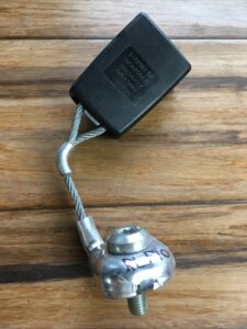 2011-2018 BMW 535i F10 Rear Left Seat Belt Buckle Receiver Assembly OEM