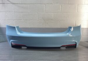 2013-2018 BMW 335i F30 Rear Bumper Wrapped Film Silver OEM 8056497 *NOTE*