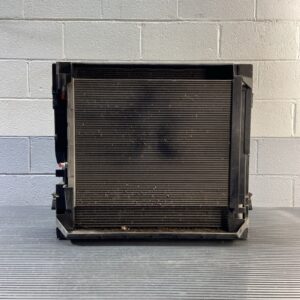 2014-2019 BMW X5 F15 4.4L Radiator Cooler Condenser Fan Set Assembly OEM