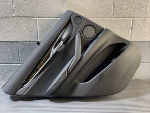 2015-2019 BMW X6 F15 Rear Left Driver Door Card Panel Black Leather OEM