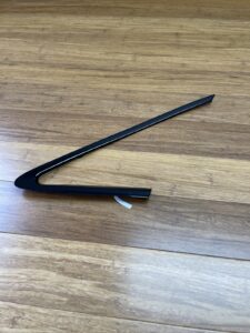 2015-2020 Audi S3 8V Right Rear Quarter Window Glass Black Aluminum Molding OEM