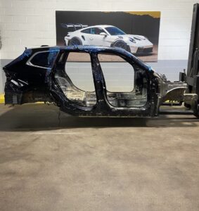 2016-2026 BMW X1 U11 Front Right Frame Horn Apron Structural Cut Black OEM