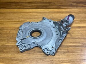 2017-2019 Audi Q7 4M 3.0L Rear Engine Timing Cover Sealing Flange Genuine OEM