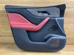 2017-2020 Jaguar F-Pace X761 Red Front Left Interior Door Trim Panel Card OEM