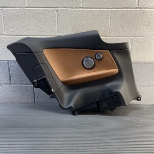 2017-2023 Mercedes C300 C205 Coupe Door Trim Panel Rear Left Black / Brown OEM