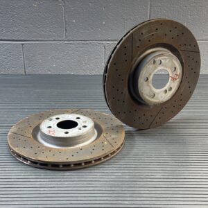 2018-2026 Mercedes GLC63 C253 AMG S Rear Right & Left Brake Disc Rotor Set 2 OEM