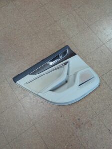 2019-2021 Audi A6 Rear Left Interior Door Trim Panel Cover Alcantara Beige OEM
