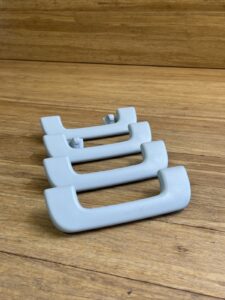 2019-2024 Audi A6 Headliner Roof GRIP Grab Handle Silver Set Genuine OEM