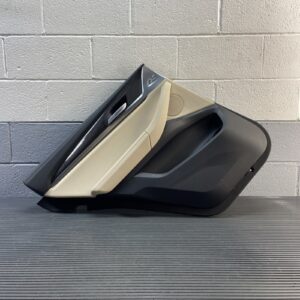 2022-2024 BMW X3 G01 Rear Left Interior Door Panel Beige & Carbon OEM *NOTE*