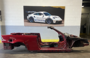 1999-2006 BMW M3 E46 Frame Rail Horn Apron Body Structure Cut Front Left OEM