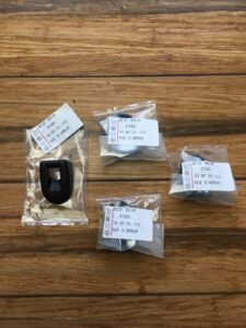 2004-2006 Volkswagen Beetle Rear Seat Cap Cover Trim 4 pc 1H0887301 OEM
