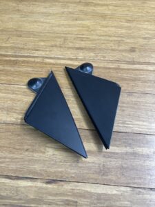2008-2015 Audi R8 42 Left & Right Corner Door Quarter Window Trim Black  OEM