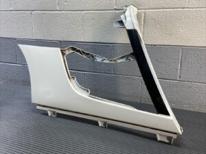 2008-2015 Audi R8 42 Rear Right B-Pillar Trim Panel Molding Ibis White LY9C OEM