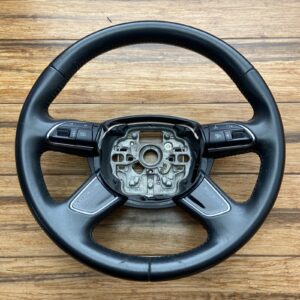 2011-2018 Audi A8 S8 Driver Multifunction Steering Wheel Black 4H0419091TINU OEM