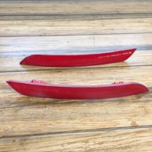 2012-2017 BMW 3 Series Rear Bumper Reflector Passenger Set of 2 OEM