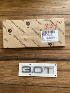 2013-2018 Audi A8 Q5 Q7 SQ5 3.0T Trunk Sticker Emblem Chrome 4H0853743C OEM