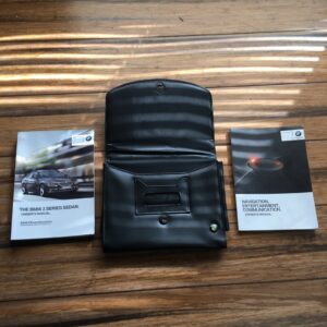 2013 BMW F30 Owners Guide User Manual Booklets Set with Leather Case OEM