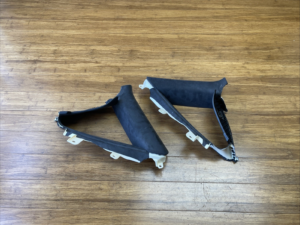 2014-2018 Audi RS7 C7 Interior C Pillar Trim Alcantara Rear Left & Right Set OEM