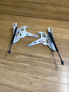 2014-2018 BMW X5 F15 Left Right Hood Hinge Bracket Brace Set OEM