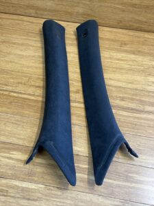2014-2020 Mercedes S450 W222 Front Left & Right A Pillar Trim Alcantara OEM