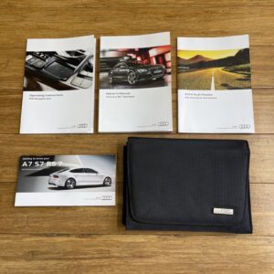 2014 Audi A7 S7 RS7 OWNERS OPERATOR Manual GUIDE Set With Case 1425614GR23 OEM