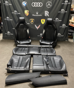 2015-2019 BMW X6M F86 Complete Seat Set Front & Rear Leather Black OEM *NOTE*