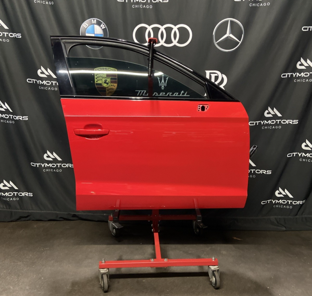 2015-2020 Audi S3 8V Door Assembly W/ Glass Front Right Red LZ3M OEM *NOTE*