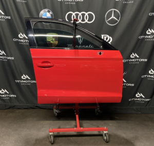 2015-2020 Audi S3 8V Door Assembly W/ Glass Front Right Red LZ3M OEM *NOTE*