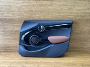 2015-2024 Mini Cooper S F55 Front Right Side Door Trim Panel Black / Brown OEM