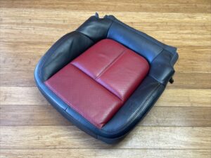 2015-2026 Porsche Macan 95B Front Right Lower Seat Cushion Pad Black Red OEM