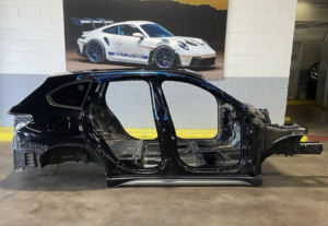 2016-2022 BMW X1 F48 Quarter Panel Body Frame Structure Cut Rear Left Black OEM