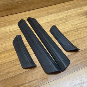2018-2019 Audi Q5 Front + Rear Side  Set OF 4 Door Sill Scuff Plate Trim OEM