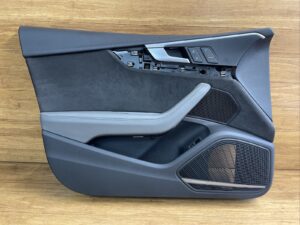 2018-2021 Audi S5 F5 Sportback Front Left Driver Door Card Cover Gray Trim OEM