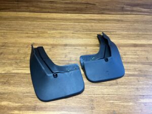 2018-2024 Volkswagen Tiguan Rear Left & Right Splash Guards Set Of 2 Black OEM