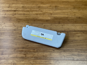 2019-2025 Audi A8L D5 3.0L AWD Sun Visor Cloth Silver Front Right Side OEM