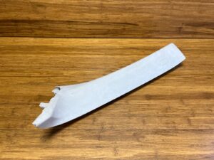 2019-2025 BMW X7 G07 A-Pillar Trim Panel Alcantara Front Left White OEM