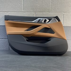 2022-2025 BMW 430i G26 Front Left Door Interior Trim Panel Cognac OEM *NOTE*