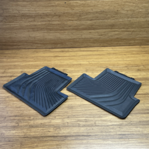 2022-2025 BMW i4 G26 Rear Left & Right All-Weather Rubber Floor Mat Set of 2 OEM