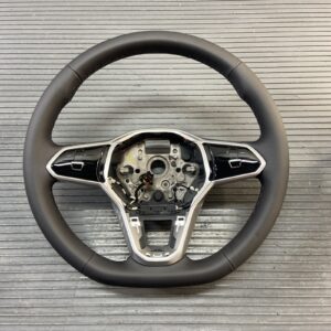 2023-2024 Volkswagen ID.4 E21 Steering Wheel Leather Heated Black / Chrome OEM