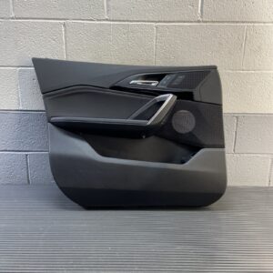 2023-2025 BMW X1 U11 Front Left Door Card Panel Leather Black OEM *NOTE*